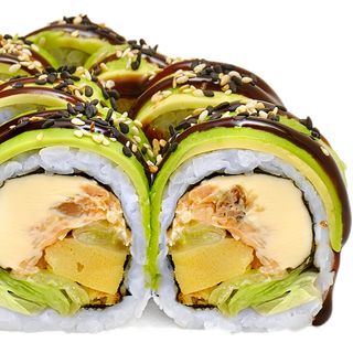 Green рол з печеним лососем (270г)