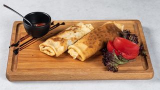 Slane palačinke sa karijem i pečurkama