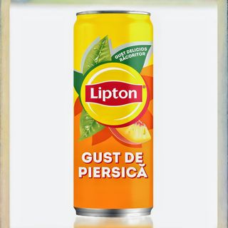 Lipton Ice Tea cu extract de ceai negru si suc de piersici