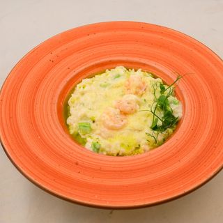 Creamy Shrimps Risotto