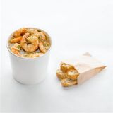 Creveți în vin alb