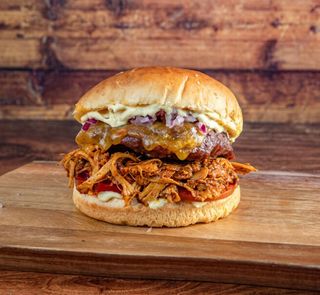Cochinita style burger