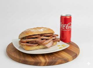 Porchetta completa + Lattina Coca-Cola