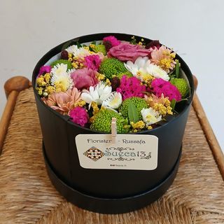 Bombonera de Flores Frescas Sorpresa Pequeña