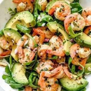 Salade avocat crevettes