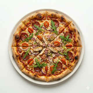 21 Pizza Chorizo (24 Cm.)