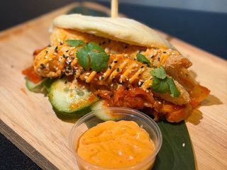 Bułeczki Bao Krewetki w tempurze