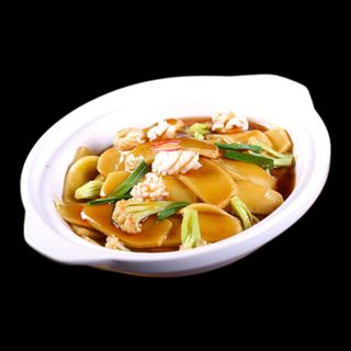 Gnocchi di riso ai frutti di mare (海鲜炒年糕）