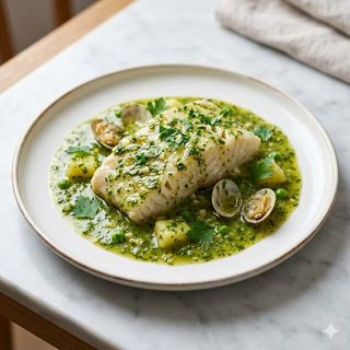 Bacalao En Salsa Verde