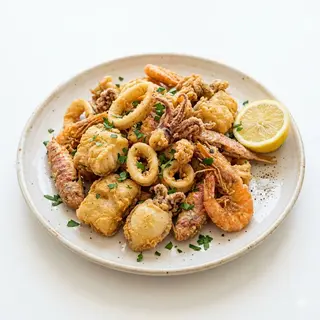 Fritura mixta de pescado y marisco