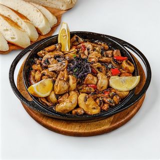 მიდიების ხორცი სოკოთი