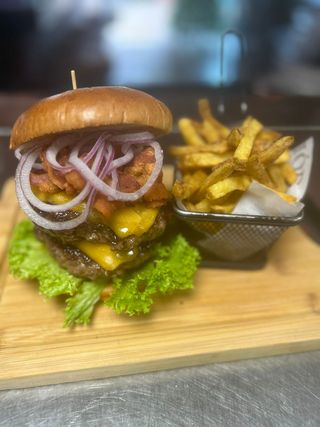 Doble Beef Burger/Hamburguesa de ternera doble
