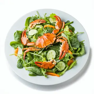 Ensalada Con Cangrejos