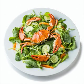 Ensalada Con Cangrejos