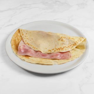 Crêpe galette DOP con prosciutto cotto e fontina