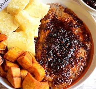 YAM X EWA AGOYIN X PLANTAIN X BEEF 
