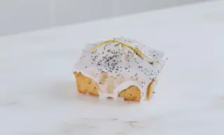 Mini bolo de limão