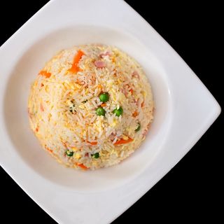 arroz frito con tres delicias