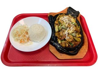 GORĄCY PÓLMISEK Z KREWETKAMI