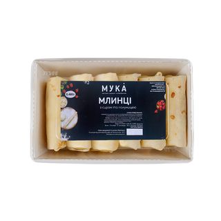 Млинці з сиром та полуницею (480г)