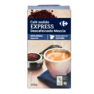 Café Molido Mezcla Descafeinado Carrefour 250 Gr.