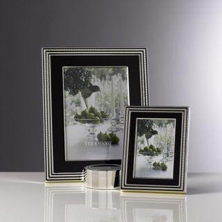 With Love Black Vera Wang rama foto argintata 12x17.5