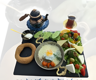 Jajko sadzone z żółtym serem