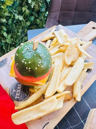 Green burger