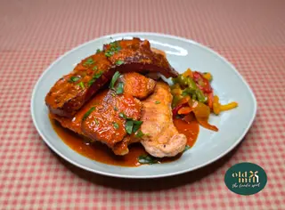 Cotlet porc tiganesc..