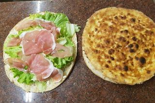 San Daniele pizza fatta a focaccia