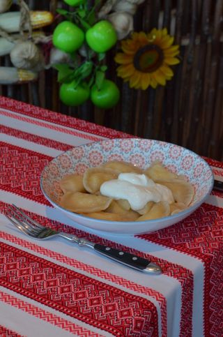 Вареники з м'ясом