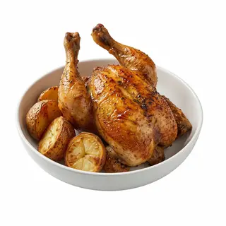 Pollo a la parrilla entero