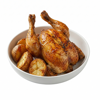 Pollo a la parrilla entero