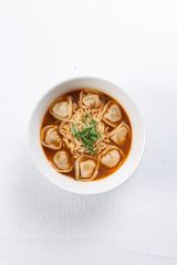 Рамен с пельменями