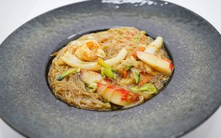 044-Spaghetti di soia frutti di mare misto