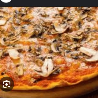 Pizza Margarita Con Champiñón Mediana