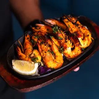 Langostinos Tandoori (1/2 Ración)