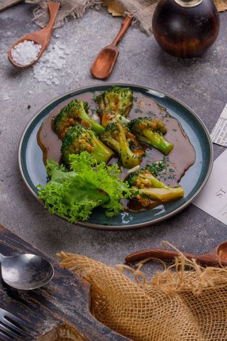 Broccoli în Sos de stridii