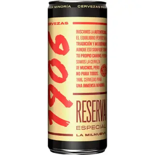 Cerveza Lata 1906 (33 cl.)