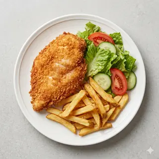 Menú Plato Chicken Burguer