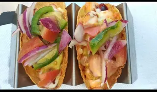 Tacos shell de pollo (2 uds.)