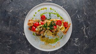 Тигрови скариди с фенел