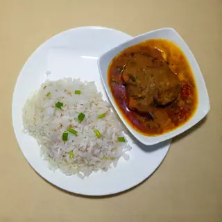 White Rice And Banga