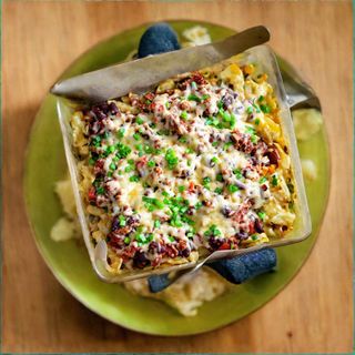 Frytki z chilli con carne