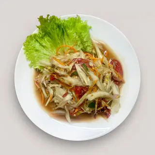 პაპაიას სალათი კრევეტებით / Papaya Salad Shrimp