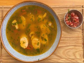 Кебаб бульйон з курячим люля (400g)