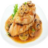 Pollo Con Champiñones