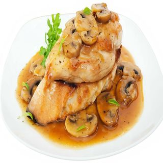Pollo Con Champiñones