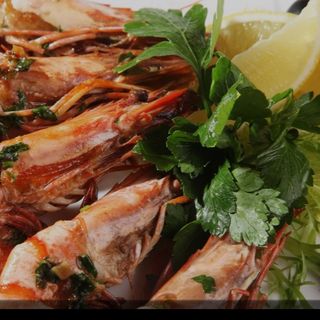 gambas a la plancha