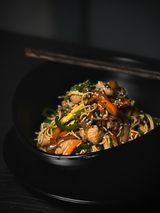 Nouilles Udon Sautées Aux Légumes
